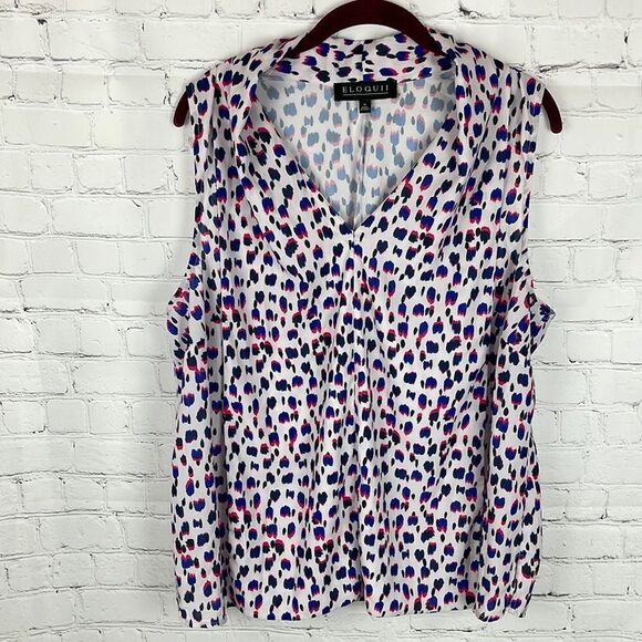 Eloquii Spotted Tank Size 14 - Picture 1 of 7